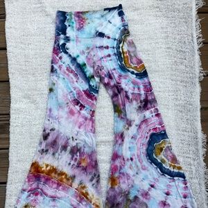 Warrior Within Design Hand Dyed Tie Dye Flares